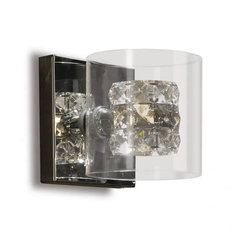 Aplique de pared Flash 1L G9 cristal - Schuller Promoción