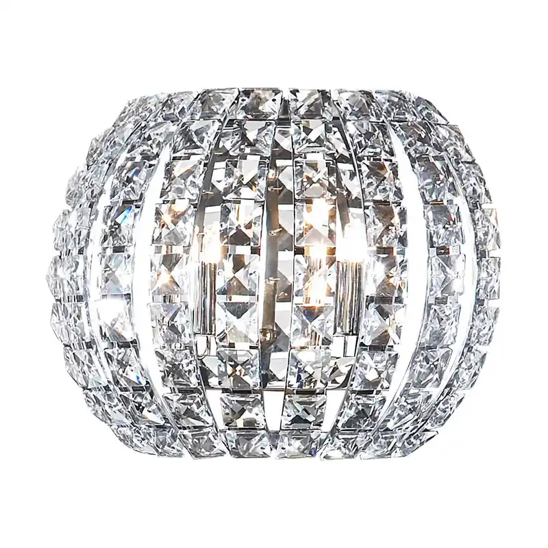 Aplique de pared Diamond 2L G9 cristal - Schuller Disponible Ahora
