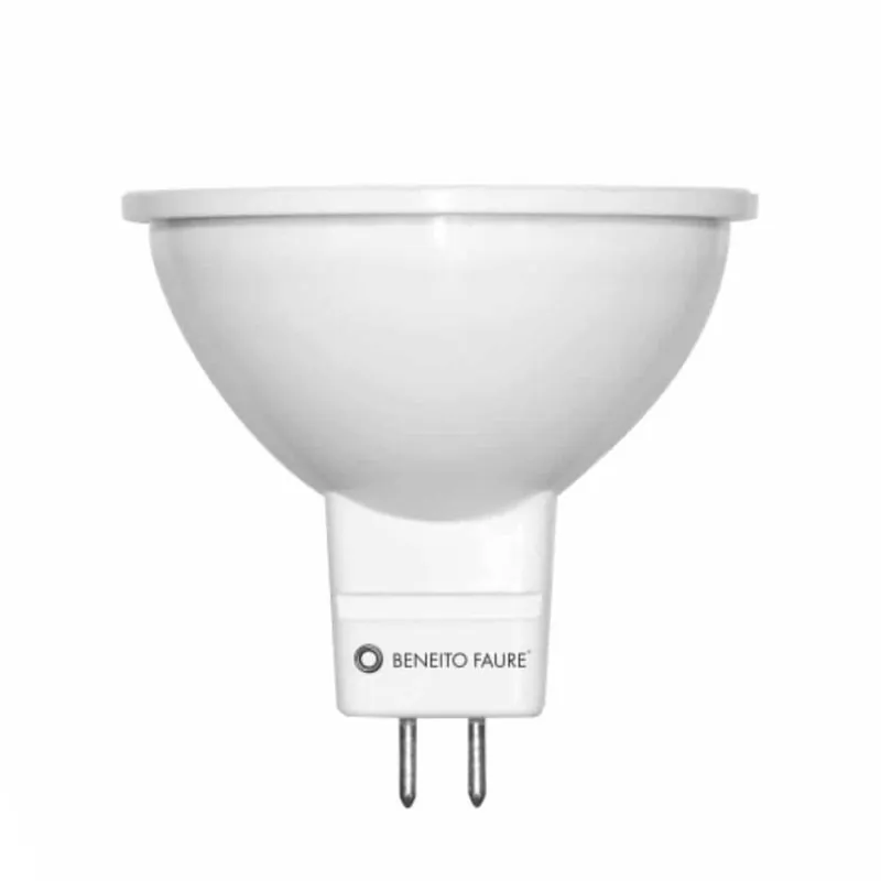 Liquidación Bombilla LED 6w MR16 12v 120° Uniform Line - Beneito Faure Blanco calido (3000k)