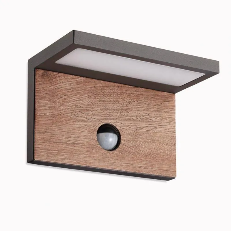 Última Versión Aplique de pared Ruka LED sensor IP54 madera – Mantra