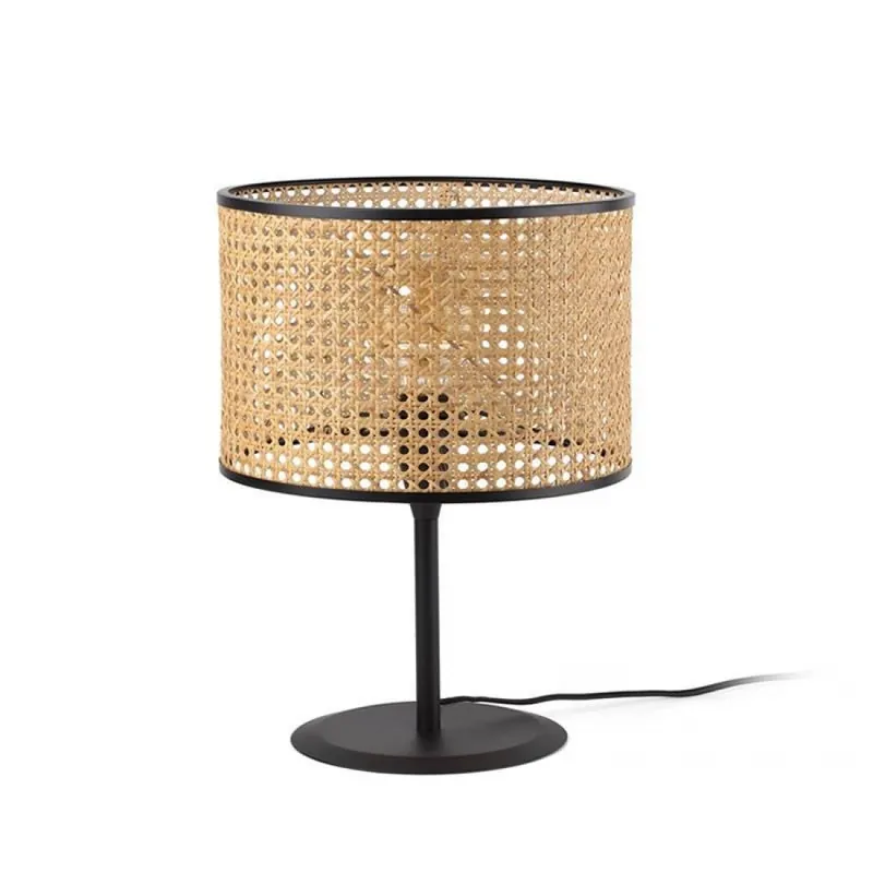 Precio De Oferta Lámpara de mesa Mambo 1L rattan - Faro Pequeño