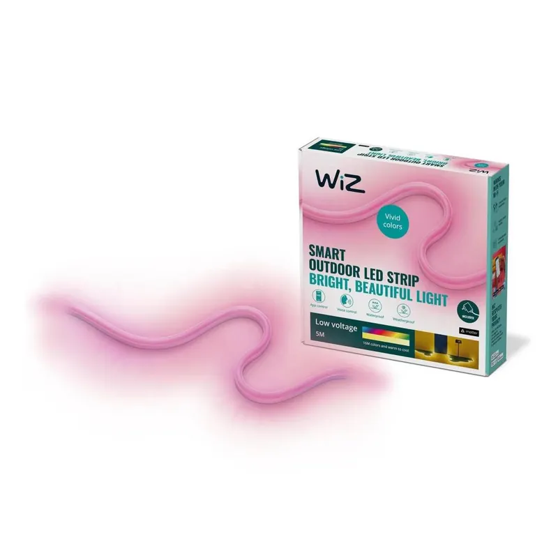 Kit Tira LED Neón WIFI RGB+CCT 5M IP65 flexible - WiZ Precio Económico
