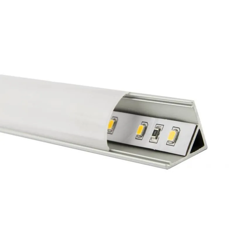 Disponible Ahora Perfil de aluminio esquina para tiras LED 2M 16x16mm
