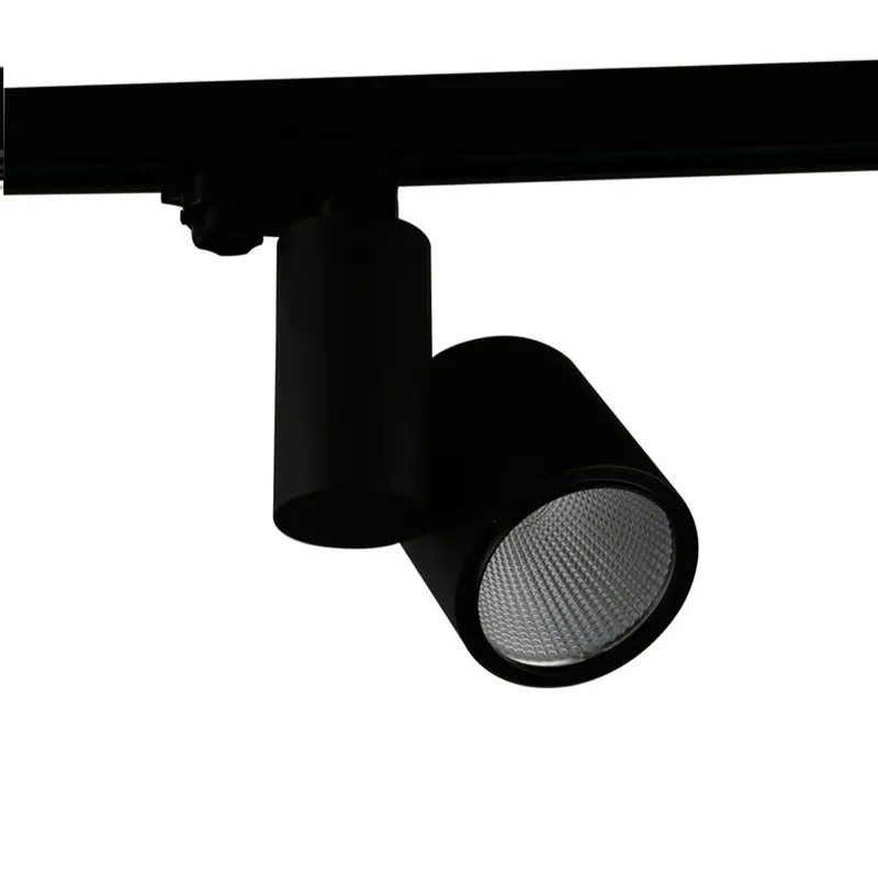 Foco carril trifásico 35W 38º negro mate 3000K Envío Exprés
