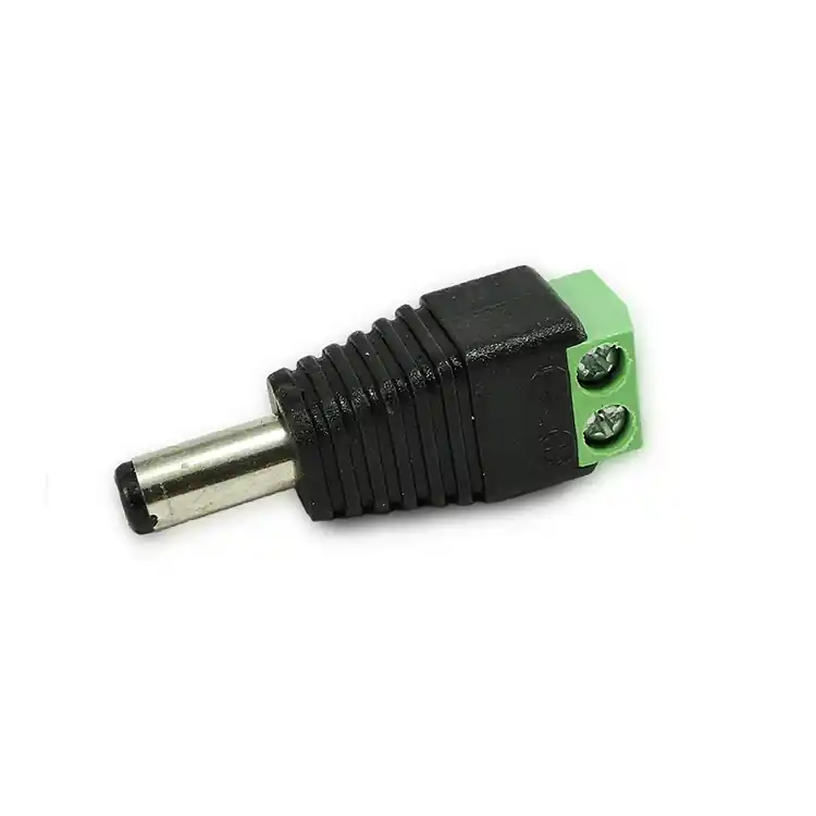 Conector Jack Macho con Bornera. MAx 12v3amps. 24v1.5amp Precio De Oferta