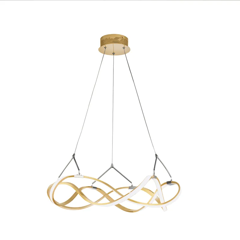 Colgante 53cm dorado Molly 3000K 2700lm Venta Final