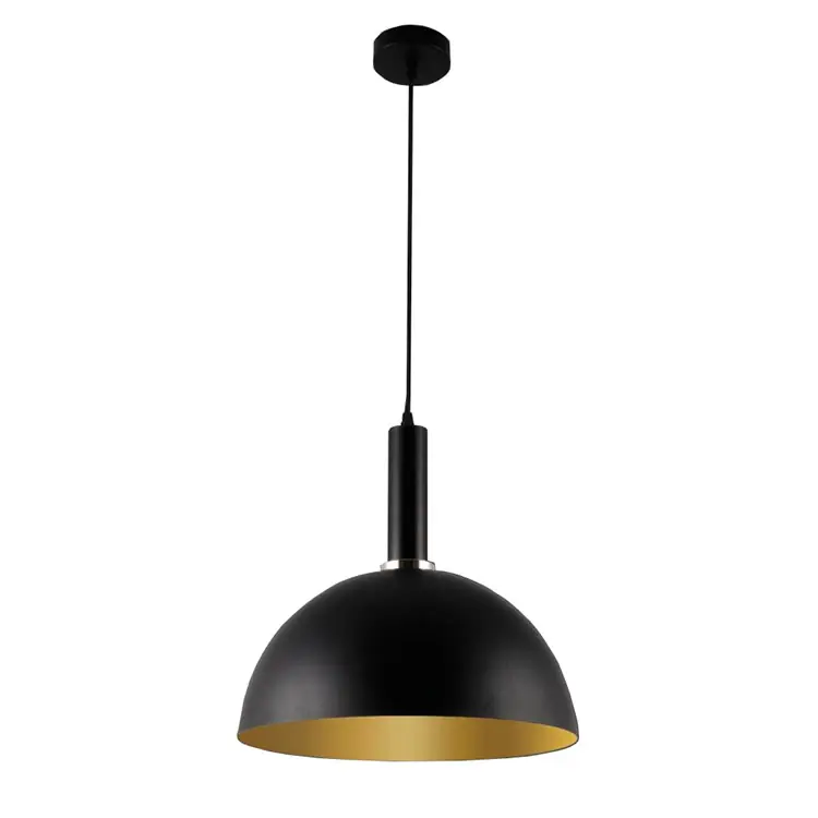 Solo Por Tiempo Limitado Colgante Metálico Negro/oro Tiga para E27