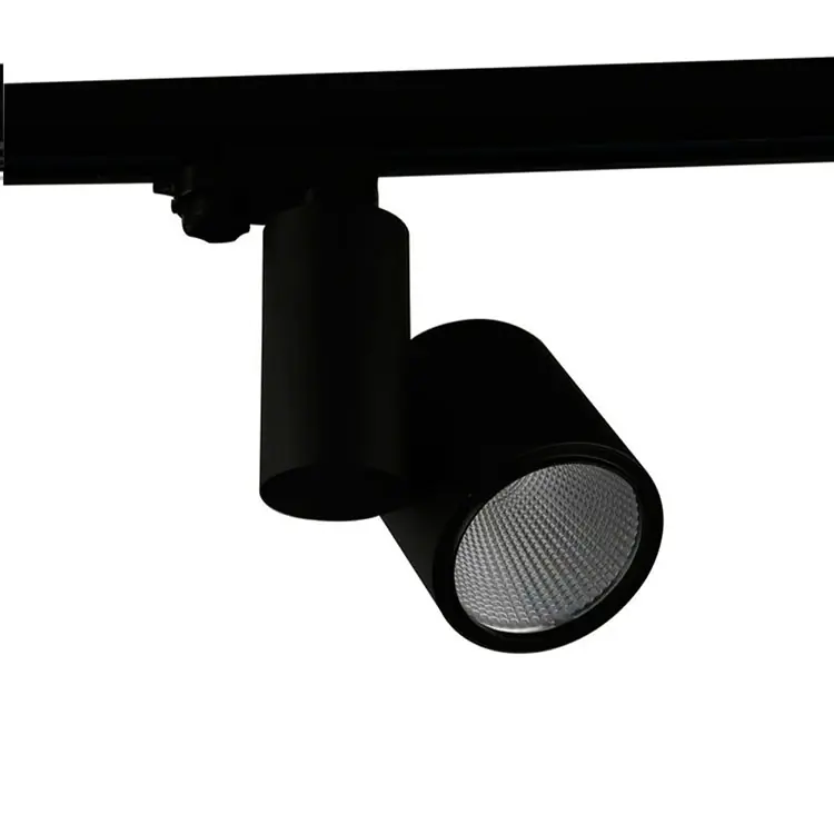 Foco carril trifásico 35W 38º negro mate 4000K Certificado