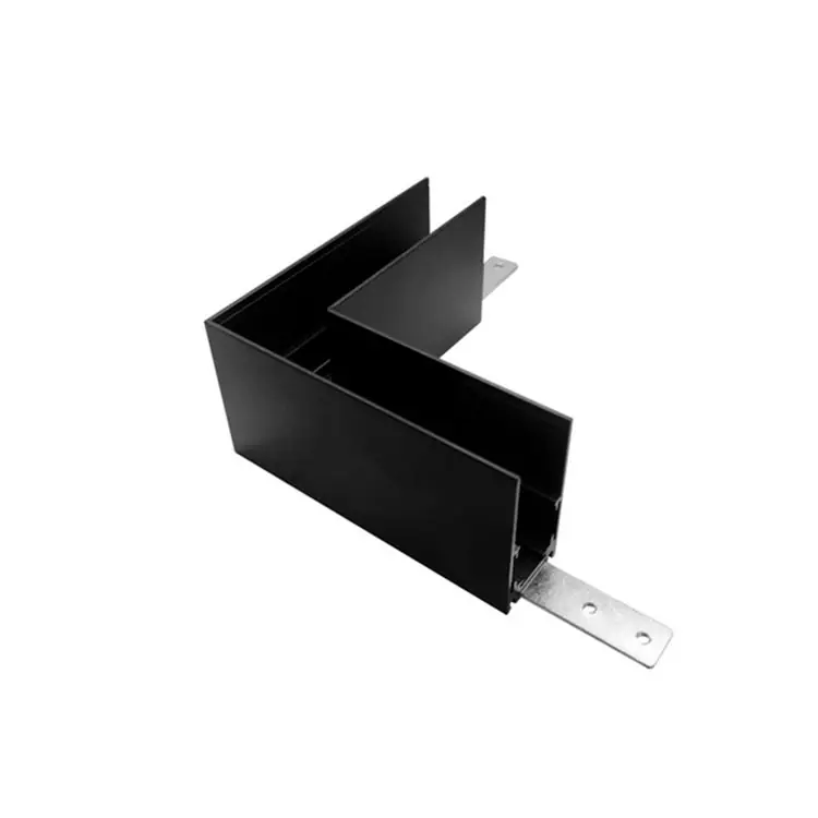 Conexión Superficie en L para pared interna negro MAGNETO Popular