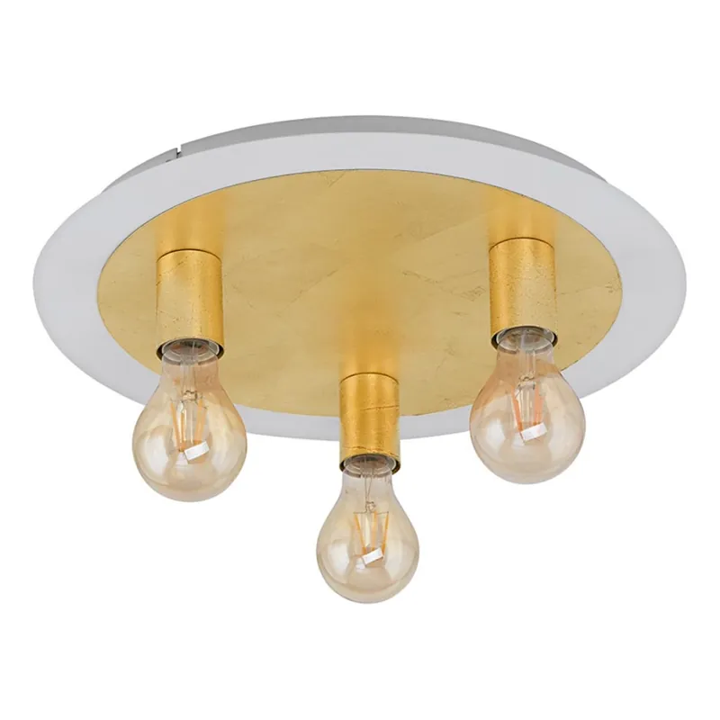 Alta Calidad Eglo 97492 - Lámpara de techo LED PASSANO 3xE27/4W/230V dorada