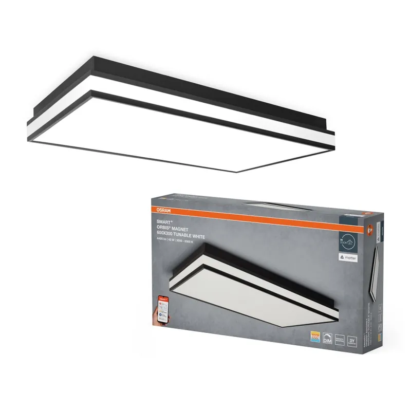 Alta Calidad Osram - Luminaria de techo LED regulable SMART+ MAGNET LED/42W/230V 30x60 cm 3000-6500K Wi-Fi