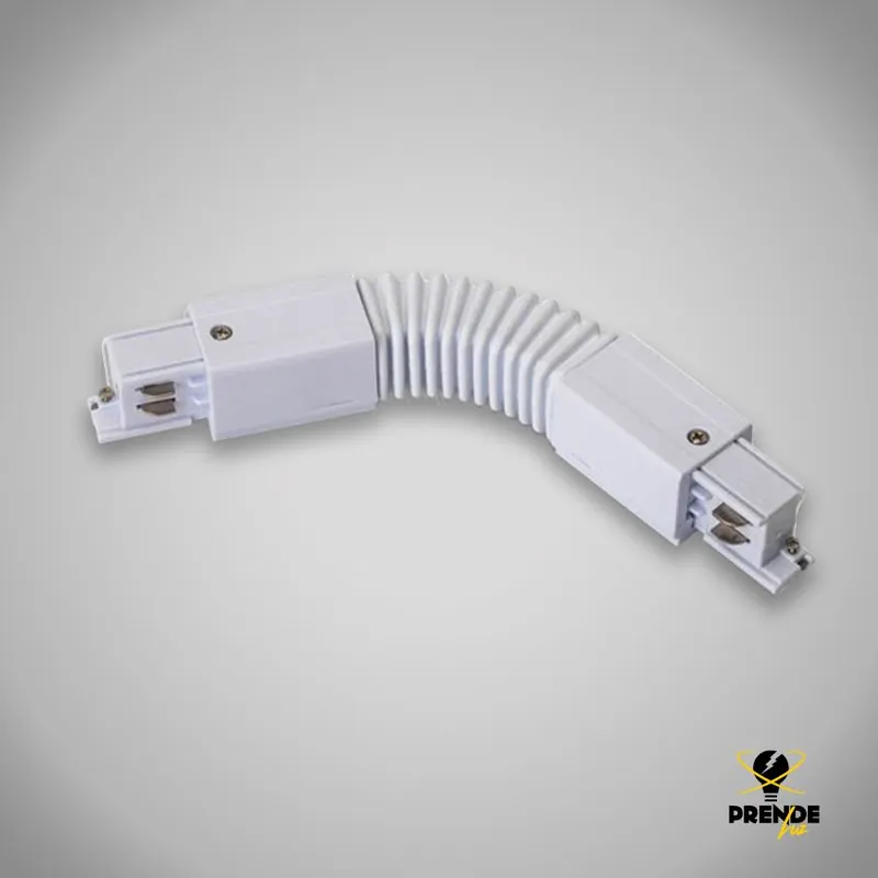 Conector flexible Blanco para carril LED Oferta Especial