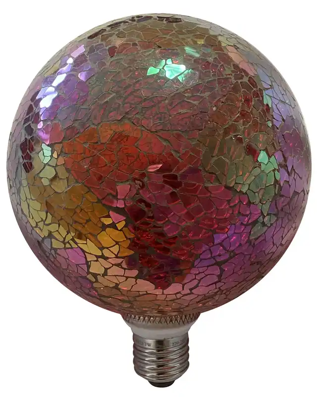 Más Vendido LAMPARA LED TIFFANY E27 4W ROJA