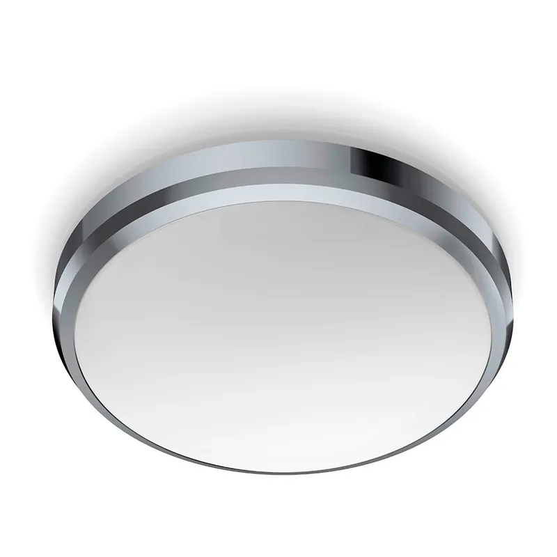 PLAFÓN INTERIOR DE LED 6W 640lm 4000K LUZ DIA. COLOR CROMO (ESPECIAL BAÑO) Ø22x7cm PHILIPS Imprescindible (Must-Have)