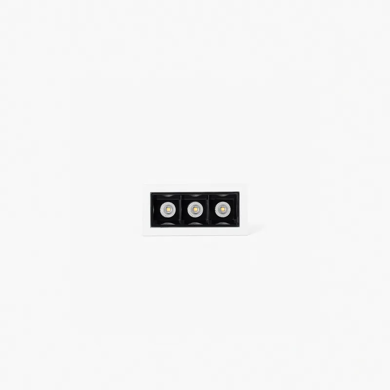 TROOP empotrable 3x2W blanco-negro 36° 4000K CRI90 Mejor Precio