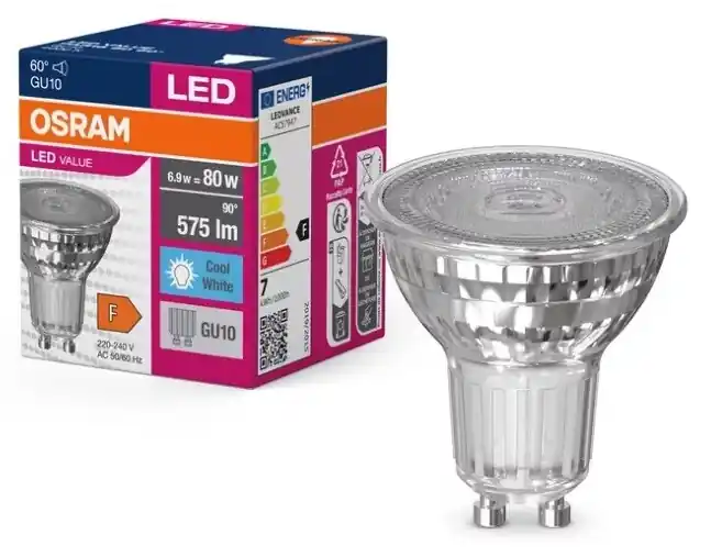 Barato LAMPARA LED GU10 6,9W 4000K 60º VALUE
