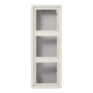 Certificado CAJA SUPERFÍCIE TRIPLE 223x81x47mm BLANCO MARFIL