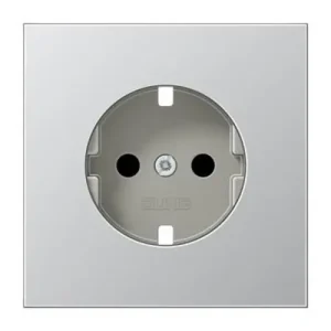 Liquidación CAZOLETA BASE ENCHUFE PROTECCIÓN NIÑOS ALUMINIO