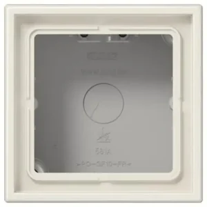 Marca Reconocida CAJA SUPERFÍCIE SIMPLE 81x81x47mm BLANCO MARFIL