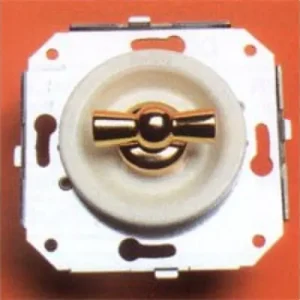 Alta Calidad CRUZAMIENTO VENEZIA 10A 250V MADERA BLANCO (PACK)