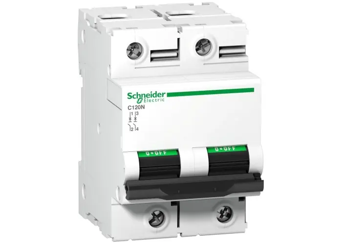 INTERRUPTOR AUTOMÁTICO MAGNETOTÉRMICO C120N 2P 100A CURVA-C Solo Hoy