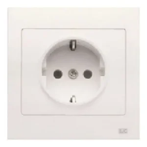 BASE ENCHUFE 2P+TT LAT.BL DIS.SEG.MO.IRIS(MONOBLOCK)16A 250V Precio De Oferta