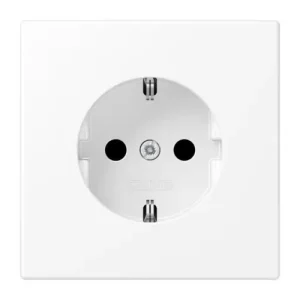 BASE ENCHUFE SCHUKO® CON PROTECCIÓN PARA NIÑOS BLANCO MATE Precio De Fábrica