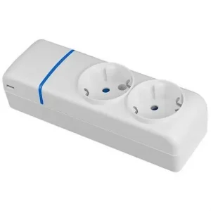 BASE MÚLTIPLE DE 2 TOMAS 2P+T 16A 250V Precio De Oferta