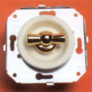 Alta Calidad INTERRUPTOR VENEZIA 1P 10A 250V MADERA BLANCO (PACK)