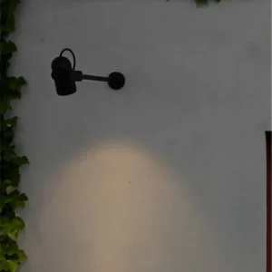Lámpara proyector Slot-2 - Faro - Lámpara negra de exterior LED Descuento
