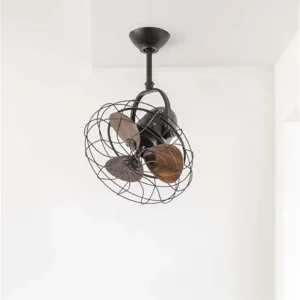 Ventilador de techo Keiki - Faro - Ventilador pequeño y orientable, estilo industrial Pago Seguro