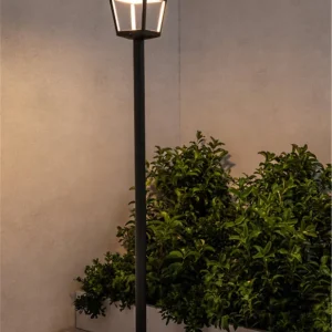 Oferta Flash Farola LED Plaza - Faro - Farola exterior negra 220 cm