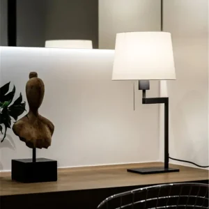 Lámpara de mesa Artis - Faro - Pantalla de tela orientable Mejor Precio
