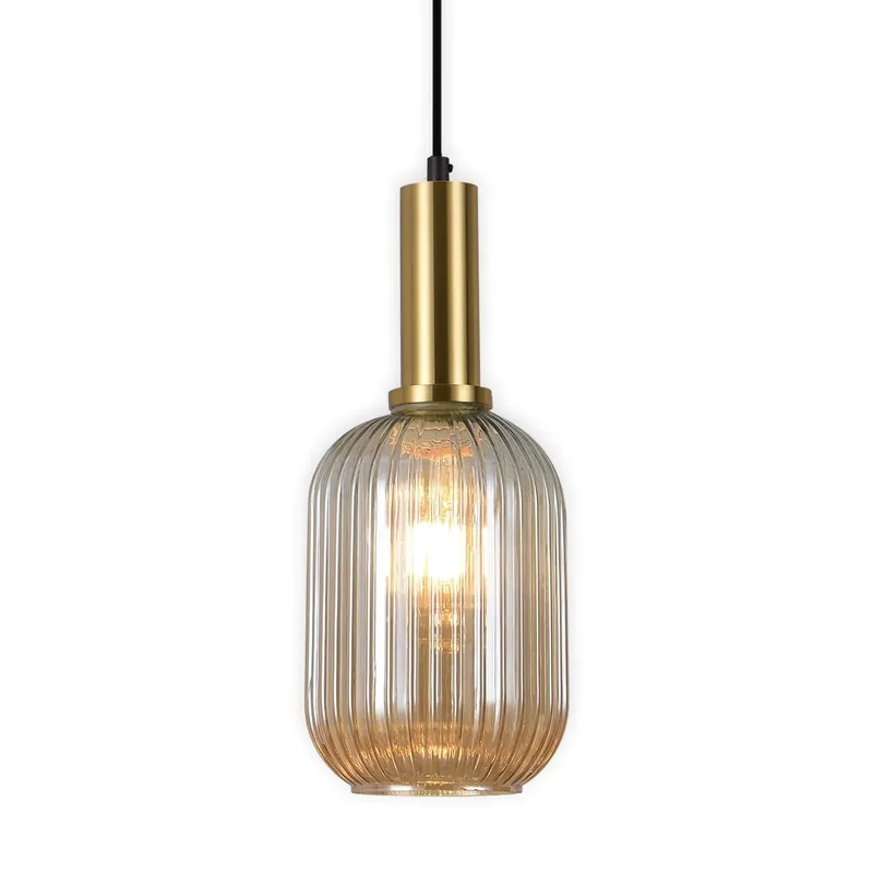 Compra Hoy LÁMPARA DE TECHO 1 LUZ TULIPA ÁMBAR E27 SHELBY