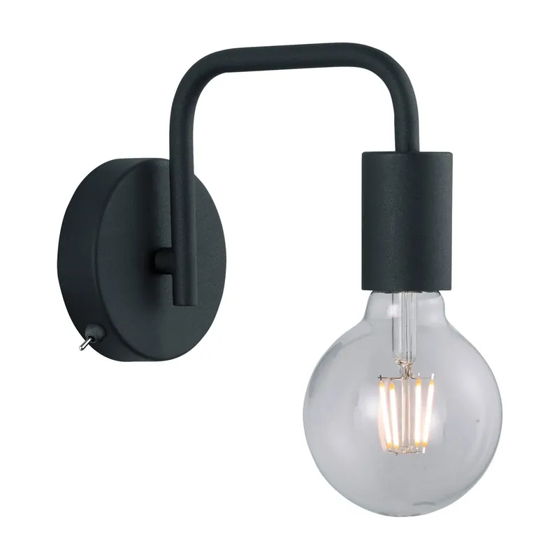 APLIQUE DE PARED GLADSTONE NEGRO Más Vendido