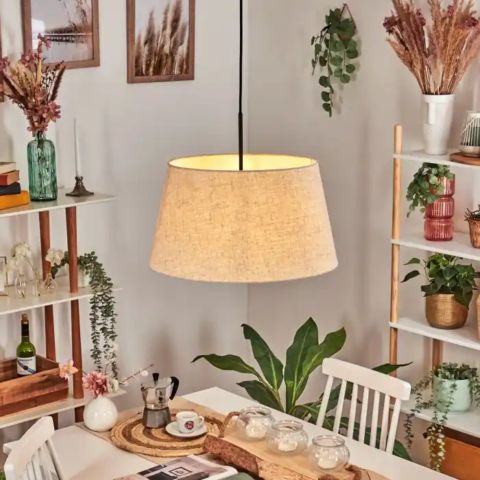 Descuento Bassagoda Lámparas suspendidas, Lámparas colgantes beige, Blanca, 1 luz