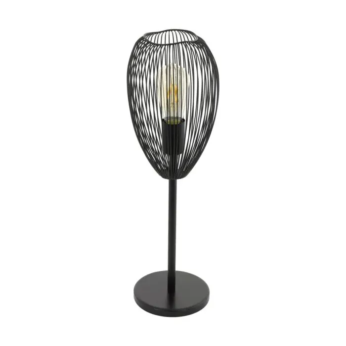 No Te Lo Pierdas Eglo CLEVEDON Lámpara de Mesa Negro, 1 luz