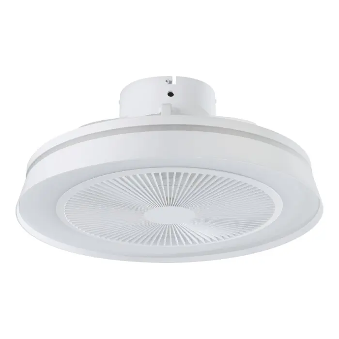 Compra Ahora Lámparas Eglo mit lámpara ventilador de techo LED blanco mate, Mando a distancia, Cambia de color