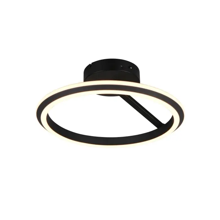 Barato Lámparas Trio Amador Plafones LED Negro, 1 luz
