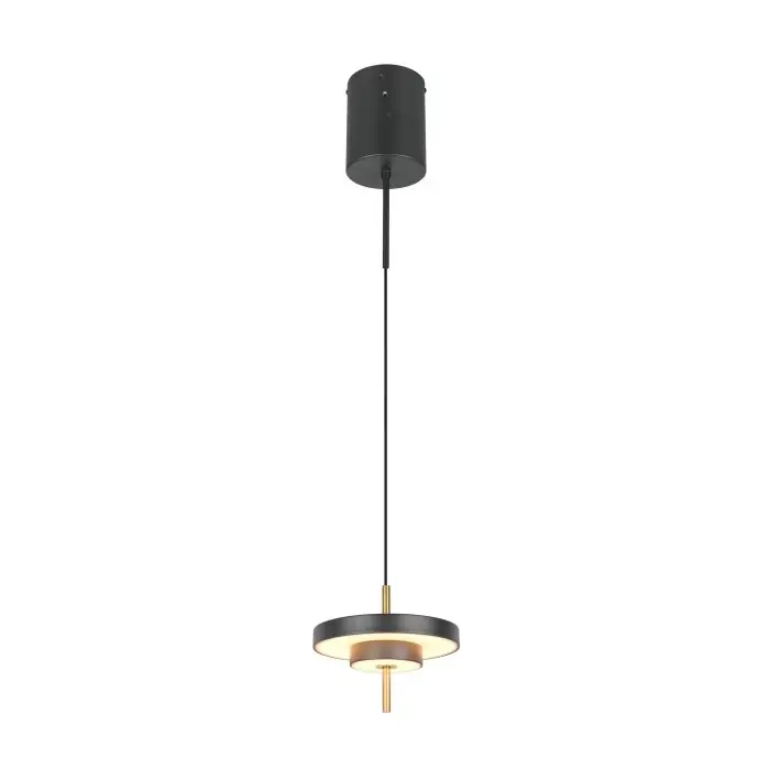 Lámparas Trio KEATON Lámparas colgantes LED Negro-dorado, 1 luz Favorito De Clientes