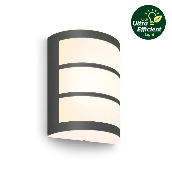Última Versión Lámparas Philips Python Aplique de exterior LED Antracita, 1 luz