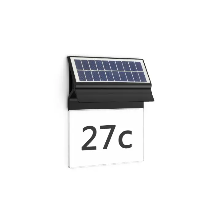 Compra Ahora Lámparas Philips Enkara Aplique de exterior LED Negro, 1 luz