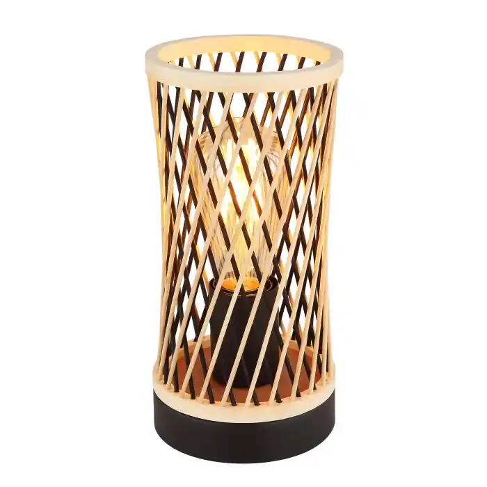 Venta Final Lámparas Globo Lighting Mali Lámparas de mesa Negro, 1 luz