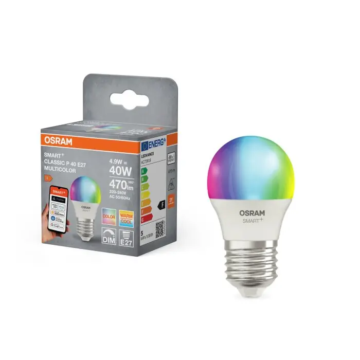 Rebajas Lámparas Osram E27 4.9 Watt regulable 470 Lumen