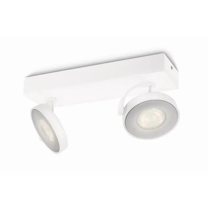 Imprescindible (Must-Have) Philips Clockwork Lámpara de Techo LED Blanca, 2 luces