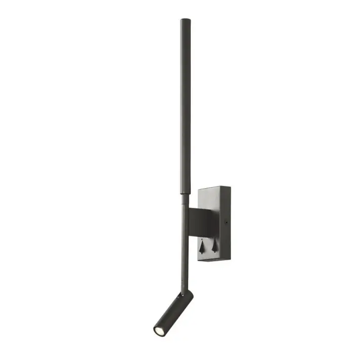 Aplique Mantra TORCH LED Negro, 2 luces Imprescindible (Must-Have)