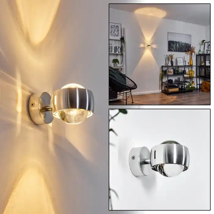 Rebajas Sapri Aplique Plata, 1 luz