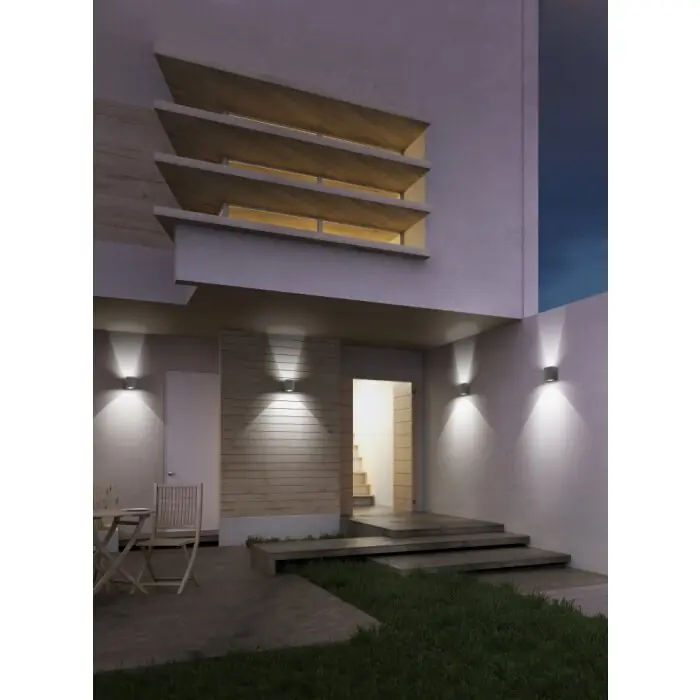 LCD Typ Aplique LED Color acero inoxidable, 2 luces Liquidación