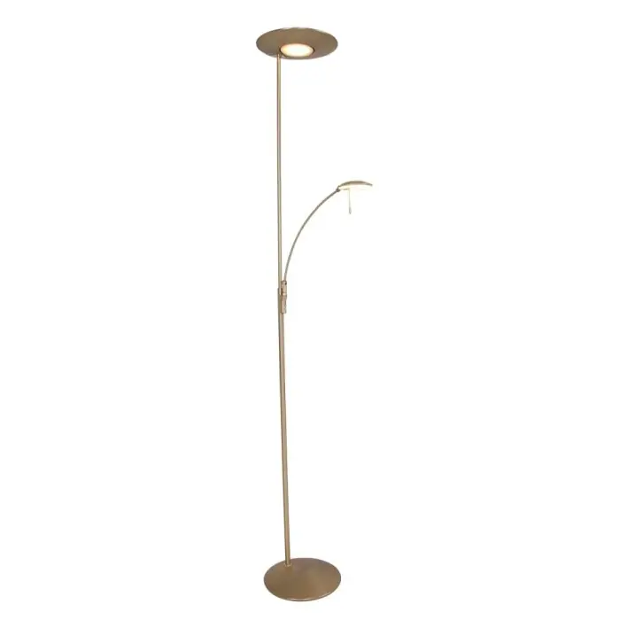 Steinhauer Zenith Lámpara de Pie LED Latón, 2 luces Entrega Rápida