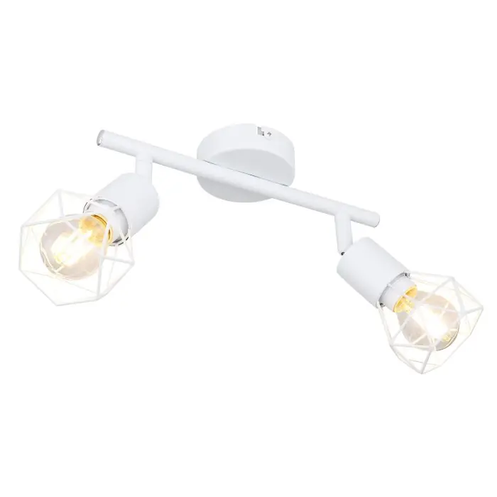 Globo XARA I Proyector Blanca, 2 luces Popular